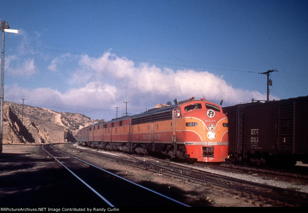 SP 6018 West detour over Santa Fe